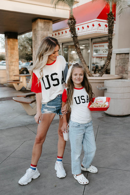 Children's Bamboo T-Shirt | USA, Land That I Love