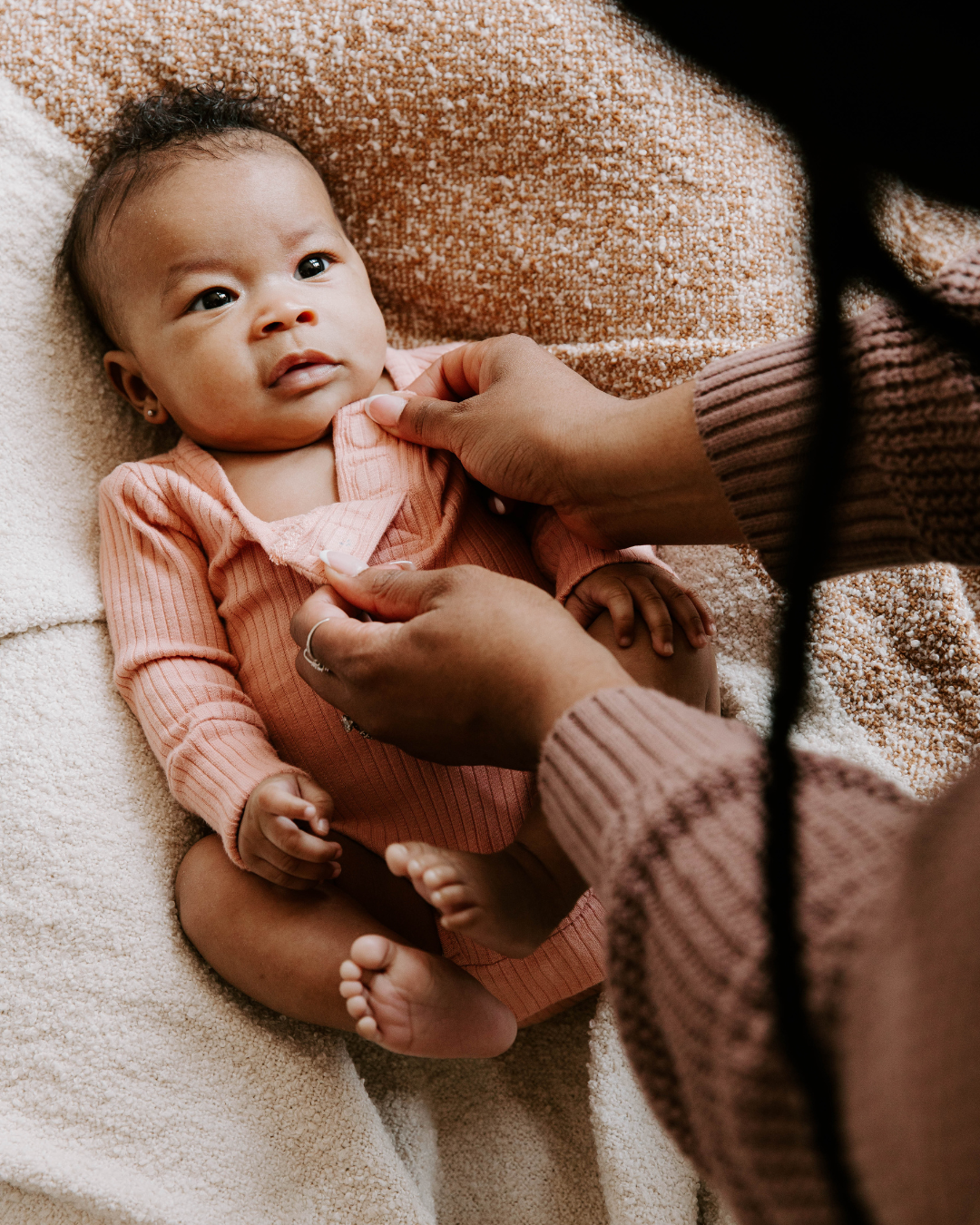 Organic Cotton Rib Magnetic Bodysuit