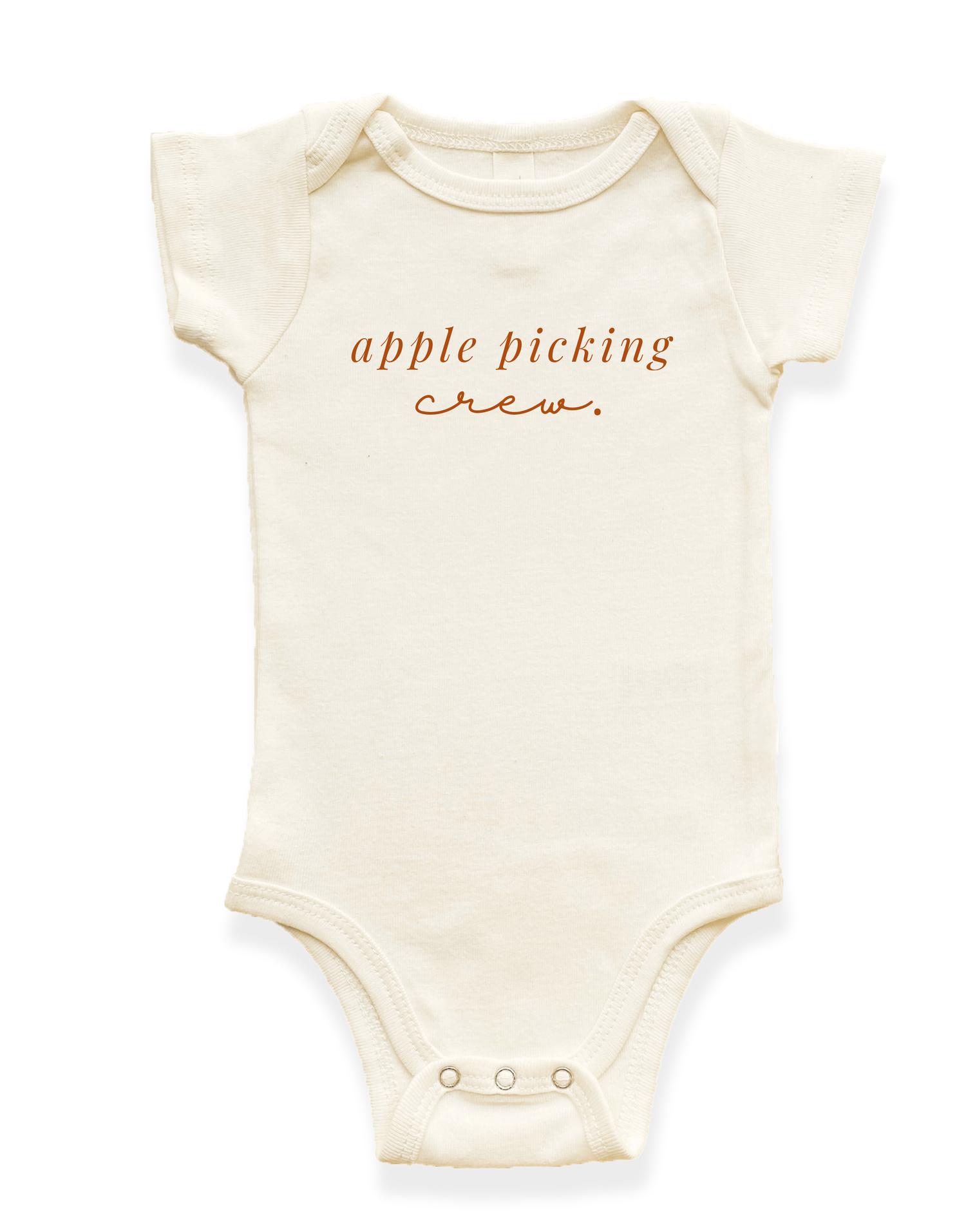 Apple Picking Crew Organic Baby Bodysuit