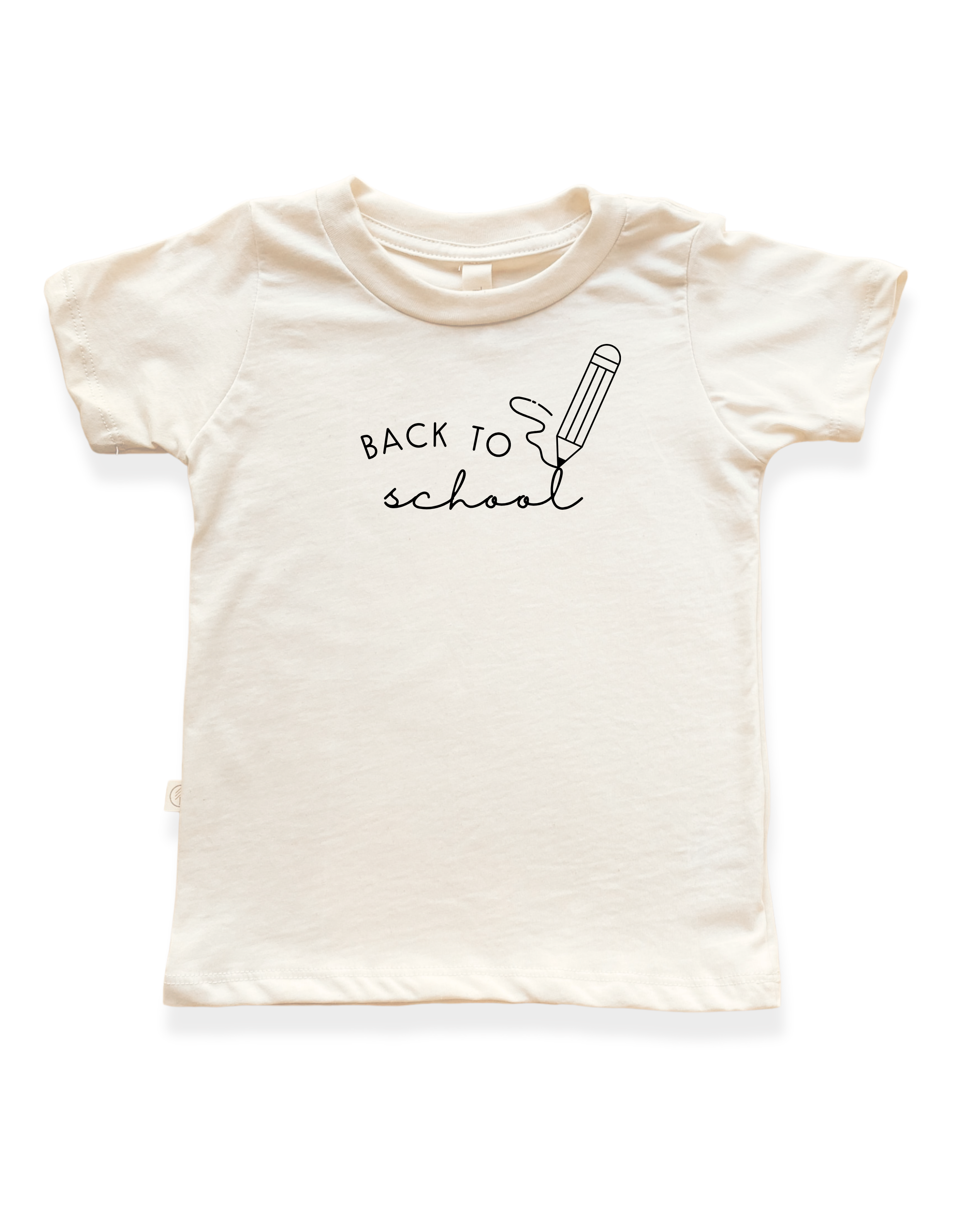 Back To School Organic Kids T-Shirt
