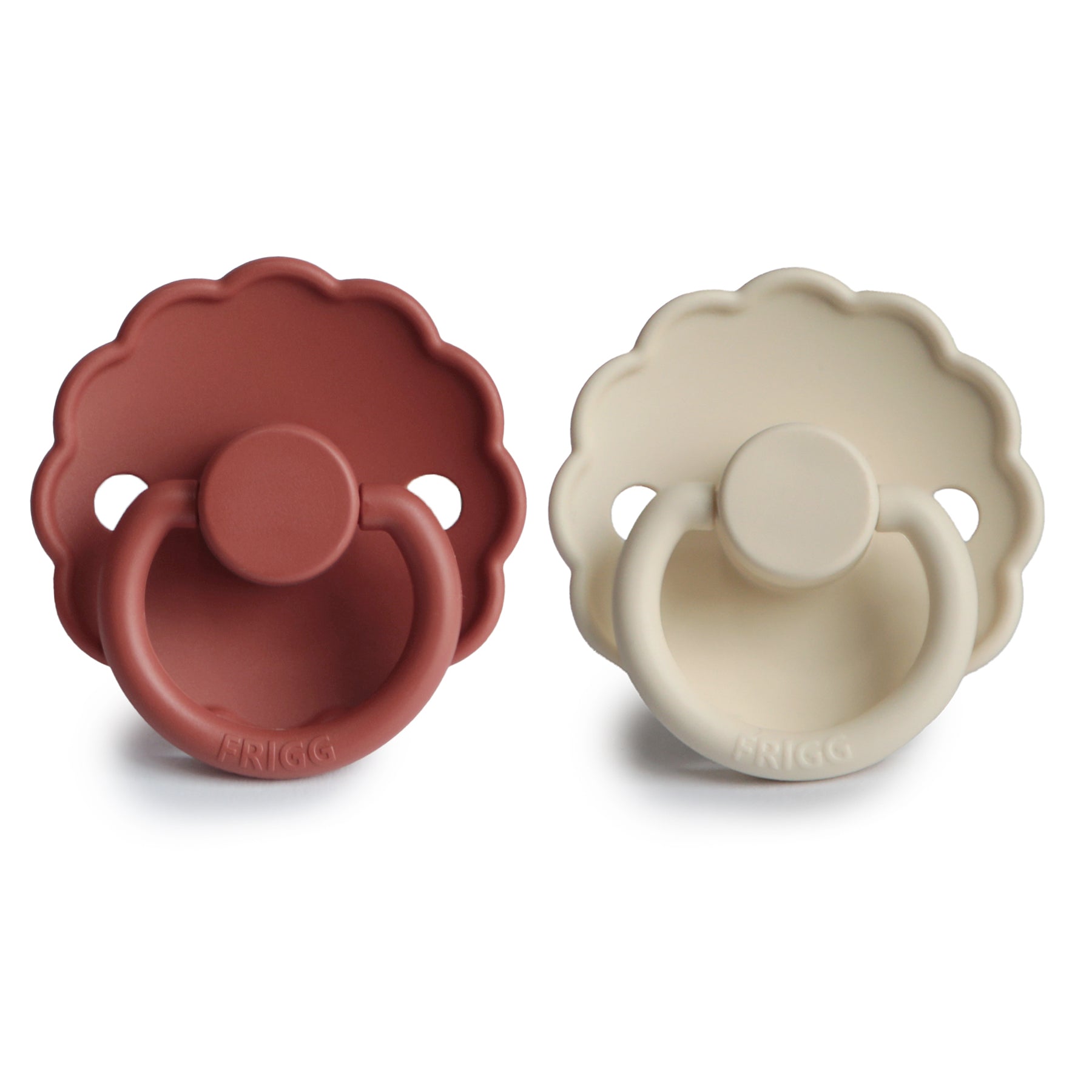 FRIGG Daisy Silicone Pacifier 2 - Pack - Tenth &amp; Pine - FRIGG PACIFIERS - 6 - 18 months - Cream/Lupine