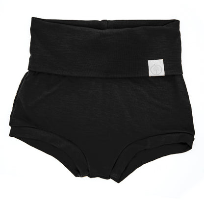 Bamboo Bloomers - Shorties - Black - Tenth and Pine - Organic Baby Clothes