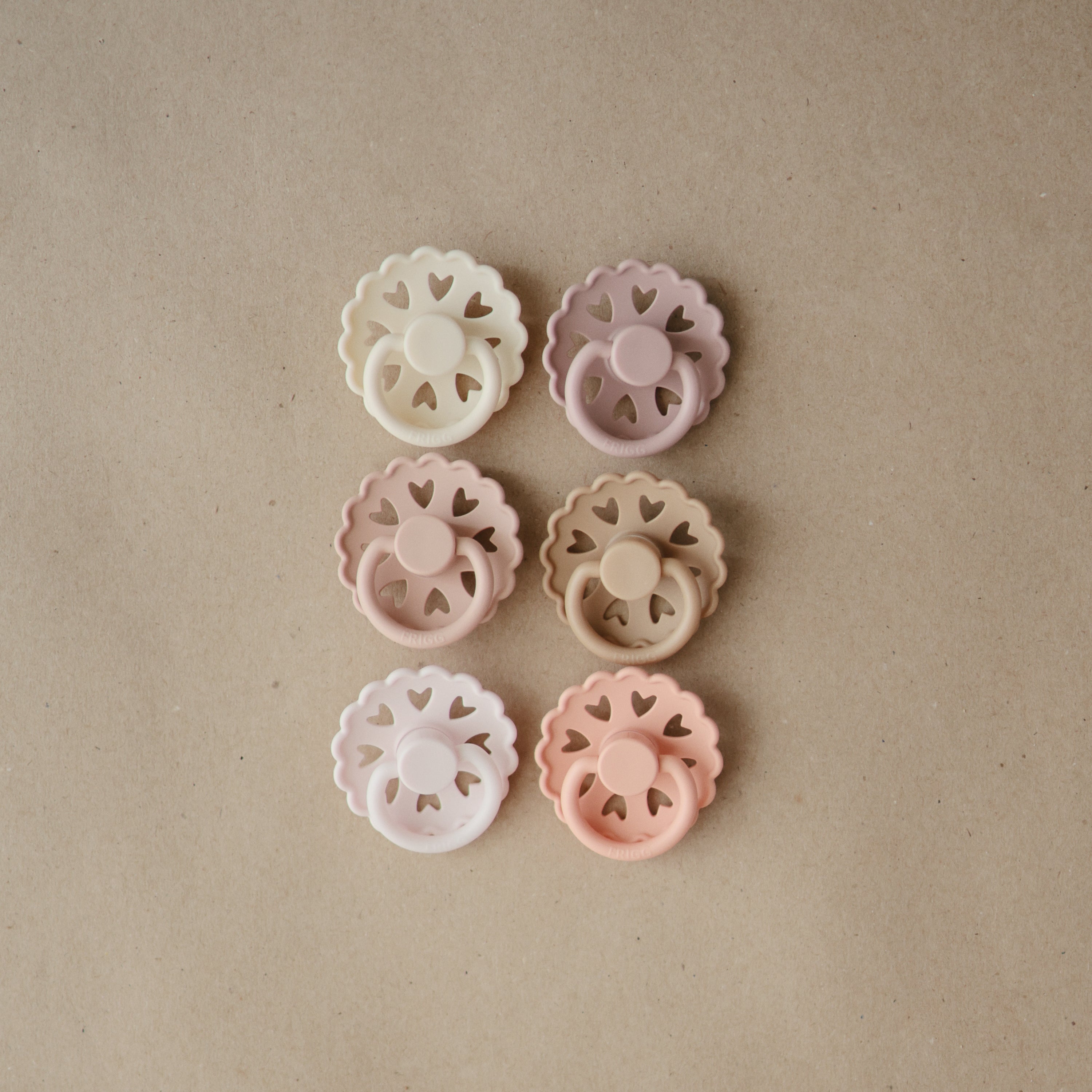 FRIGG Andersen Fairytale Silicone Pacifier 2 - Pack - Tenth &amp; Pine - FRIGG PACIFIERS - 6 - 18 months - Stone Blue/Willow Gray