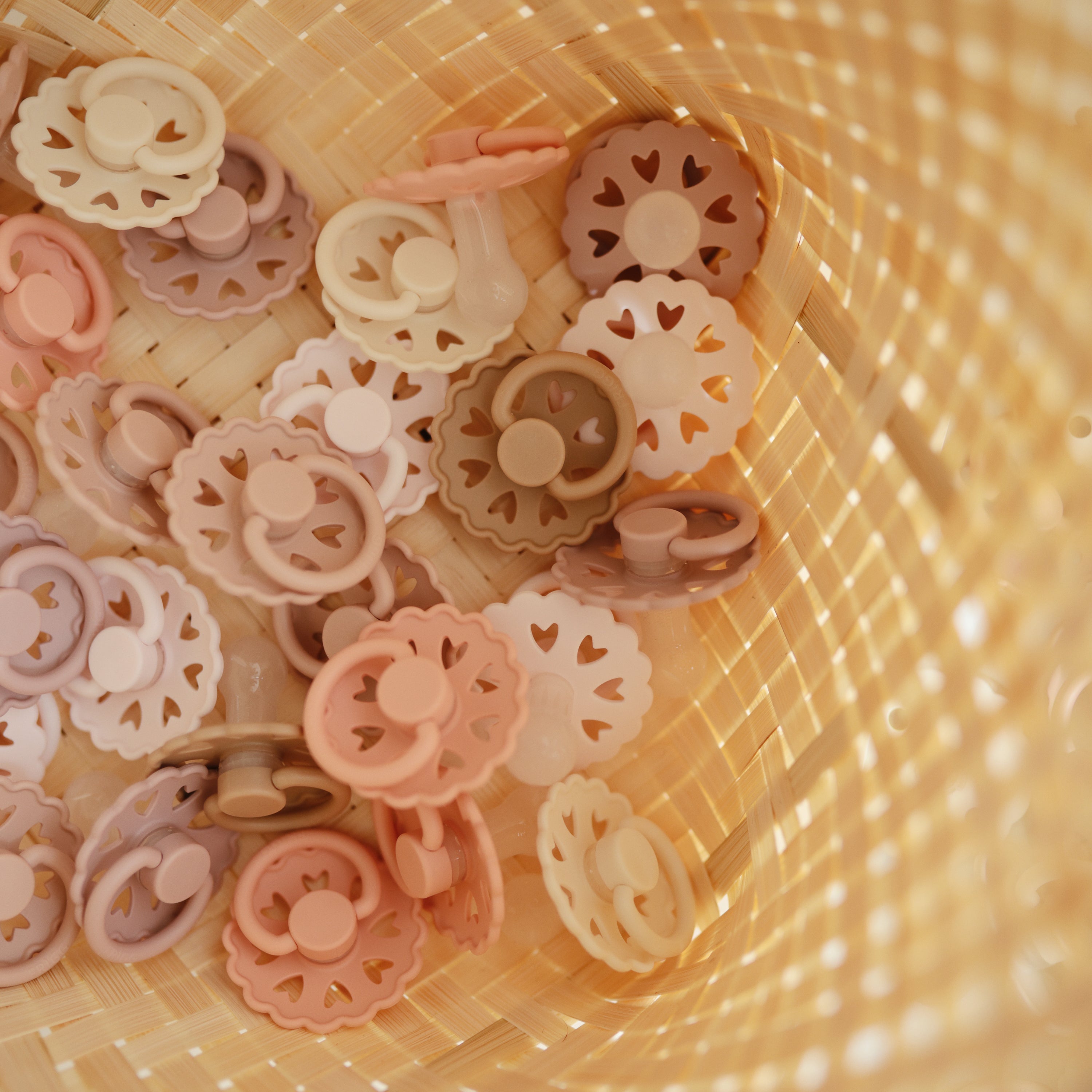 FRIGG Andersen Fairytale Silicone Pacifier 2 - Pack - Tenth &amp; Pine - FRIGG PACIFIERS - 6 - 18 months - Stone Blue/Willow Gray