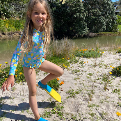 Lemon Drops LS Surf Suit