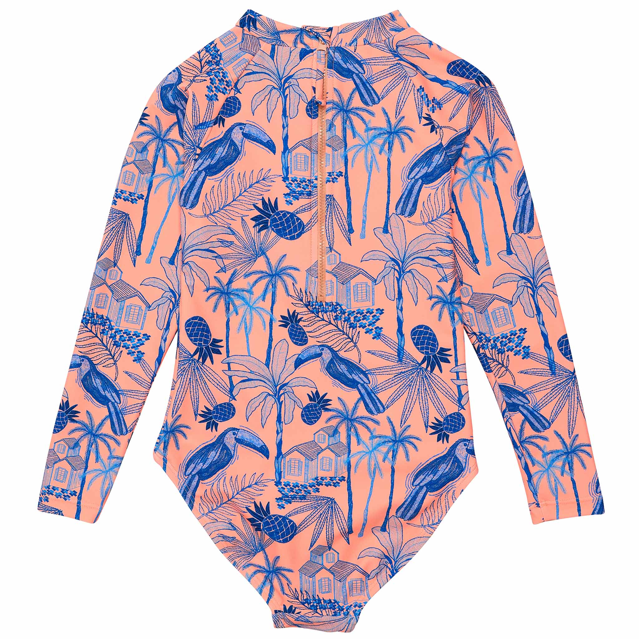 Tropicana Vacay Sustainable LS Surf Suit