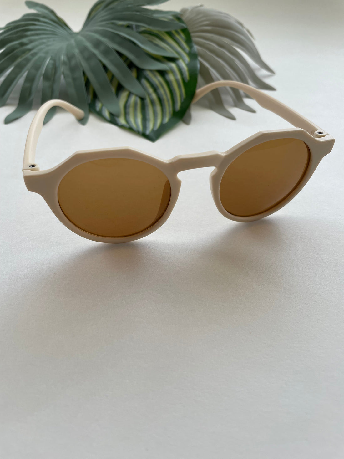 Hexagonal Sunglasses - Sand