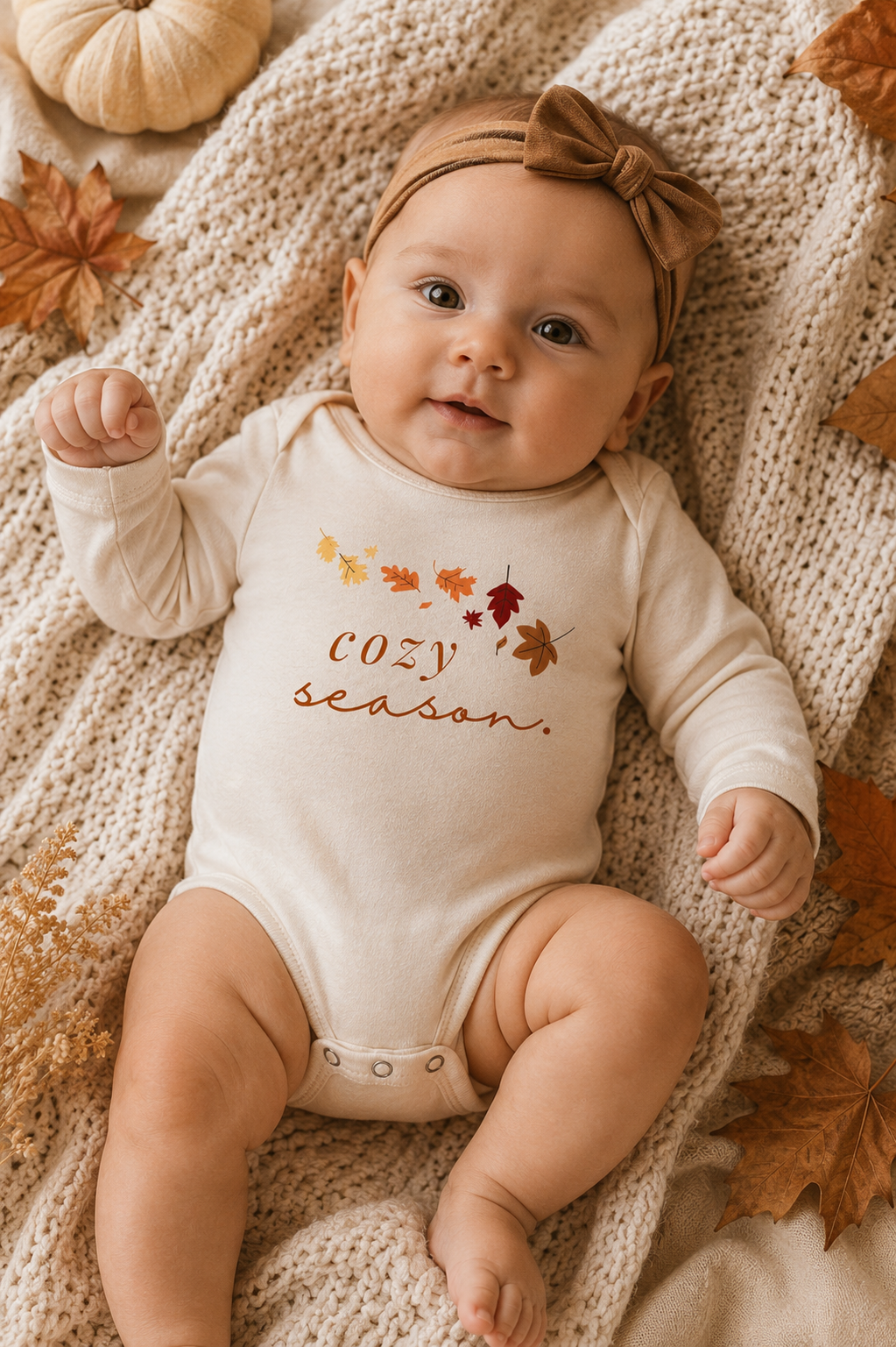 Cozy Season Organic Bodysuit Long Sleeve