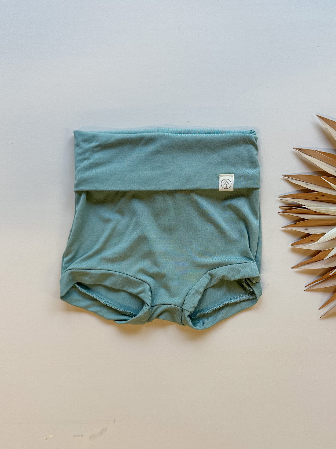 Fold Over Bloomers | Seafoam | Luxury Bamboo