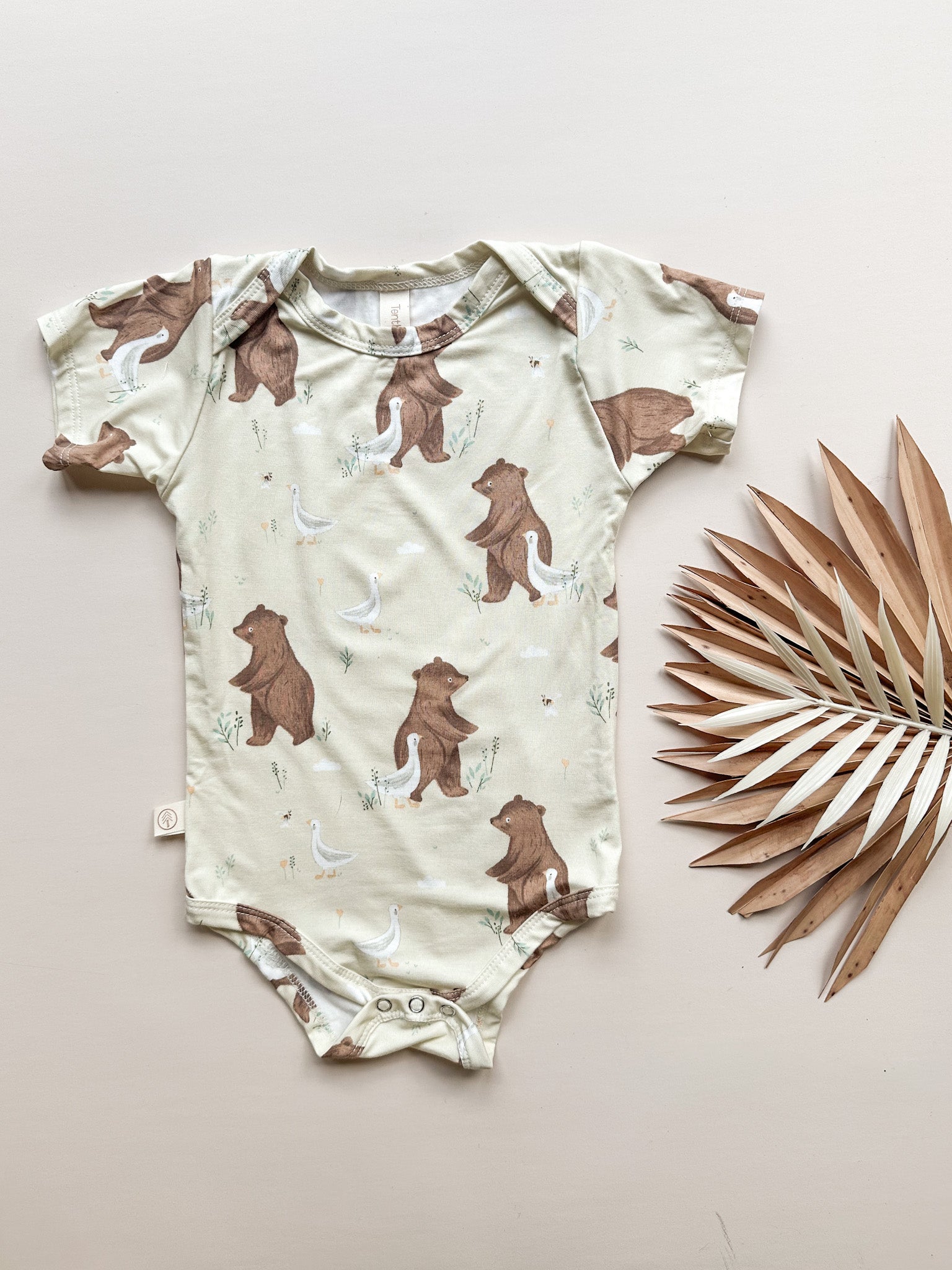 Short Sleeve Bodysuit | Bear and Duck | Luxury Bamboo