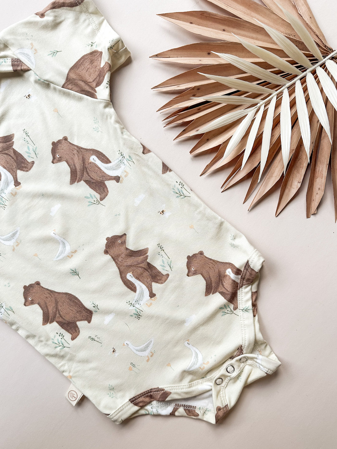 Short Sleeve Bodysuit | Bear and Duck | Luxury Bamboo