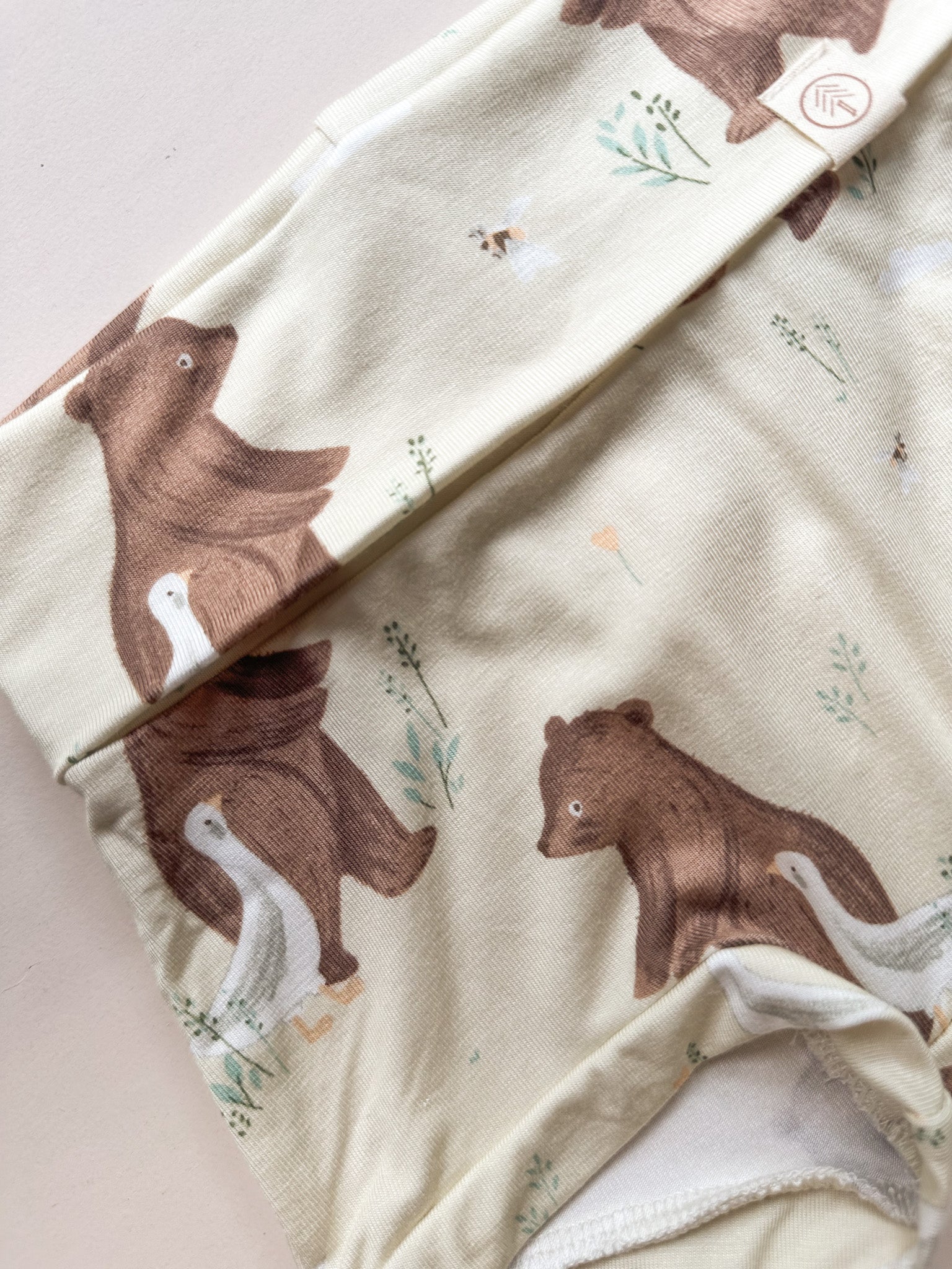 Fold Over Bloomers | Bear and Duck | Luxury Bamboo