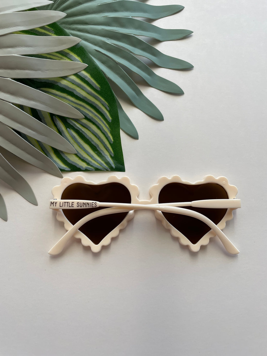Heart Sunglasses - Ivory