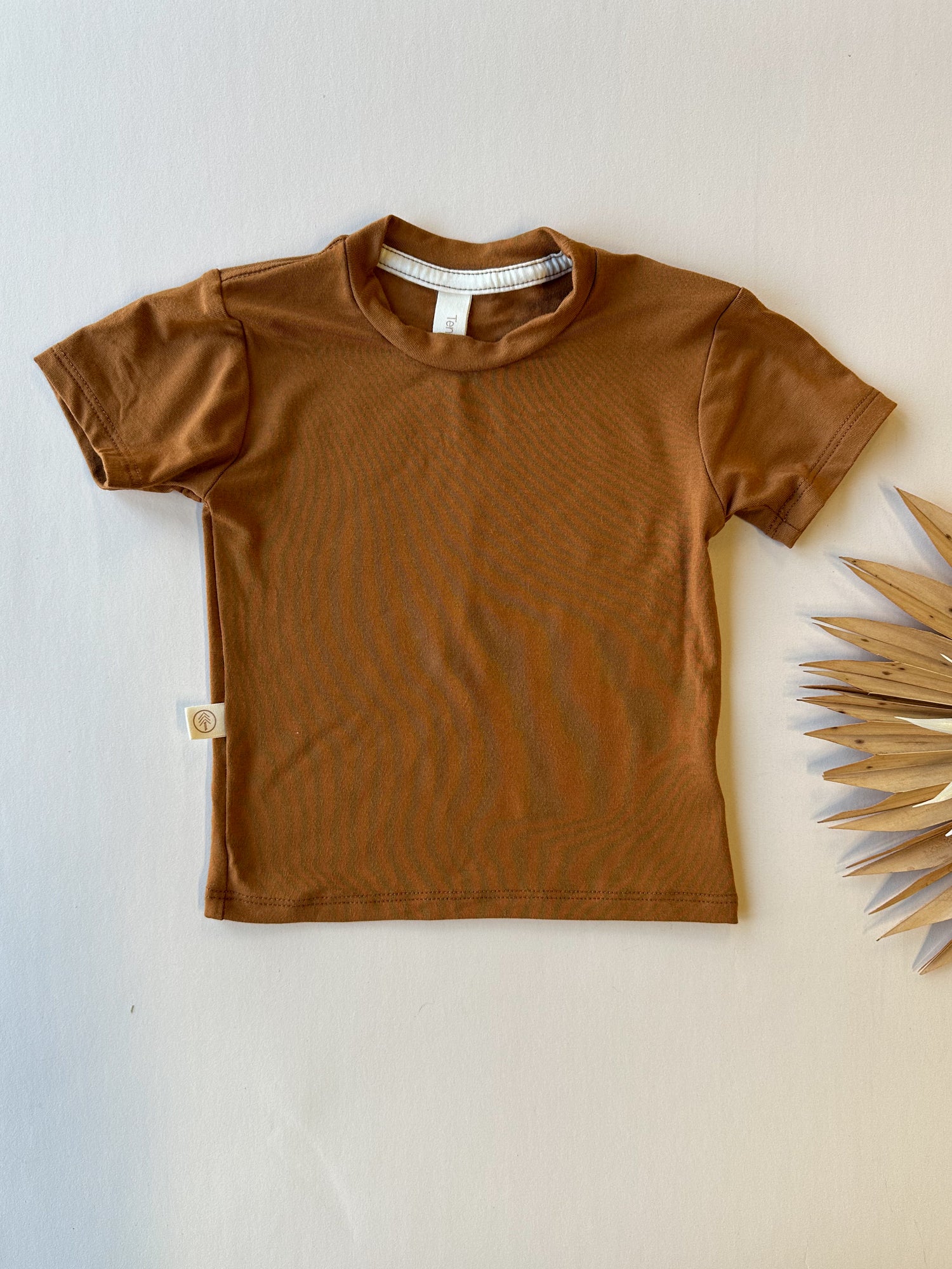 Short Sleeve Essential Tee | Ginger | Luxury Bamboo