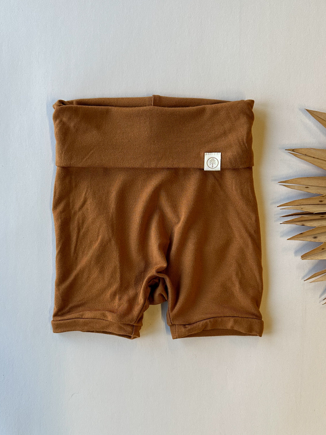 Fold Over Shorties | Ginger | Luxury Bamboo