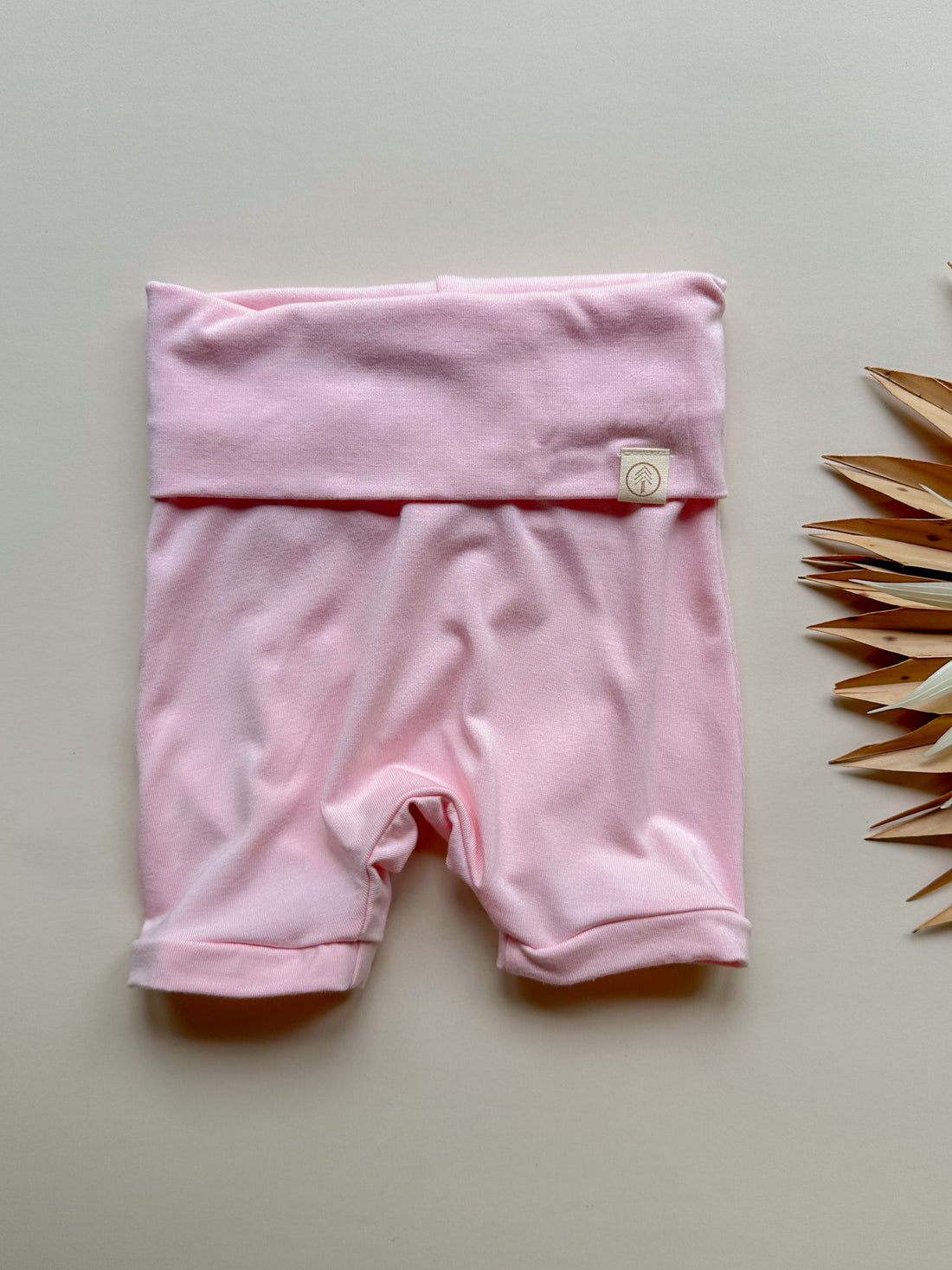 Fold Over Shorties | Rose Pink | Luxury Bamboo