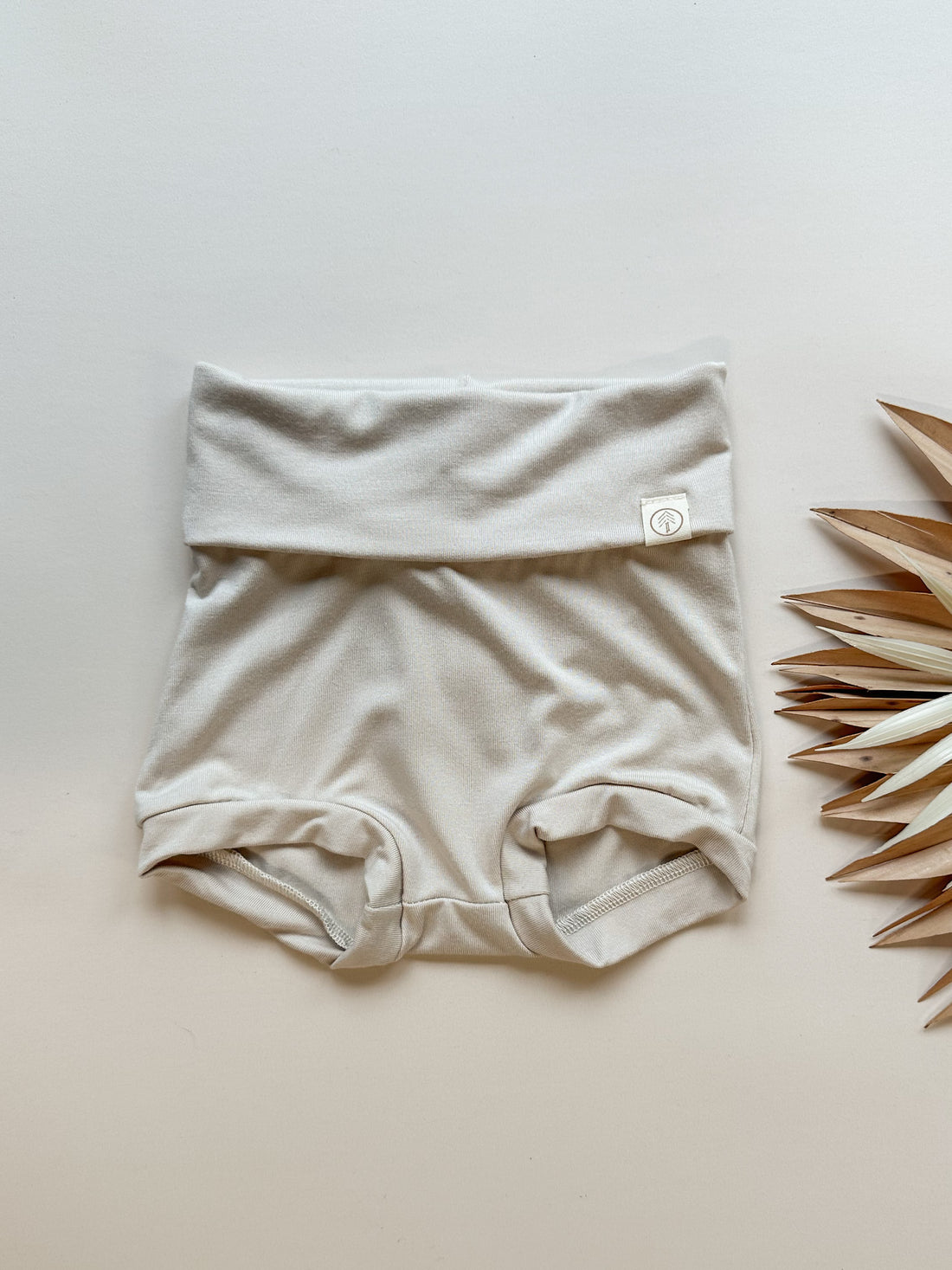 Fold Over Bloomers | Sand | Luxury Bamboo