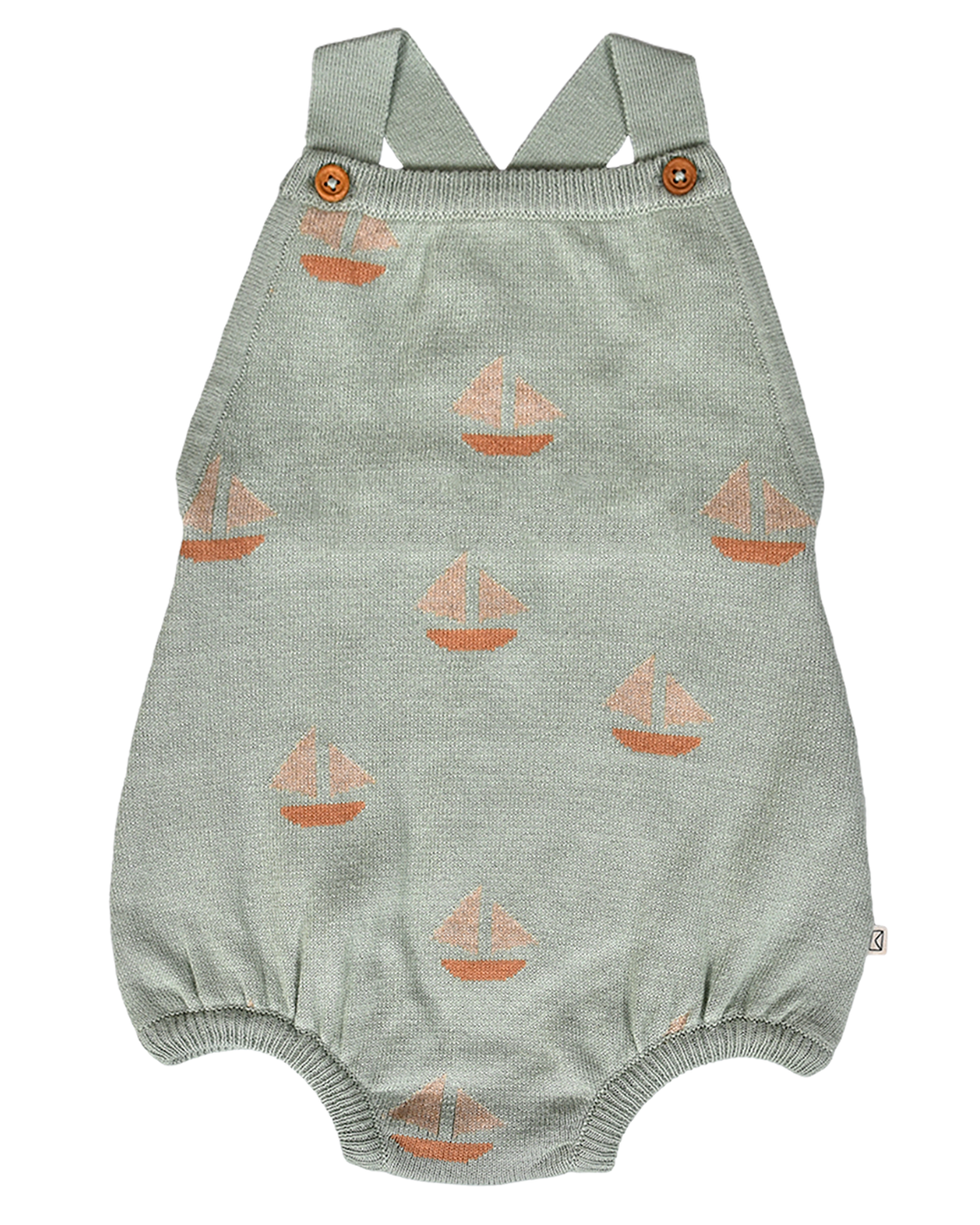 Frankie Romper Seafoam