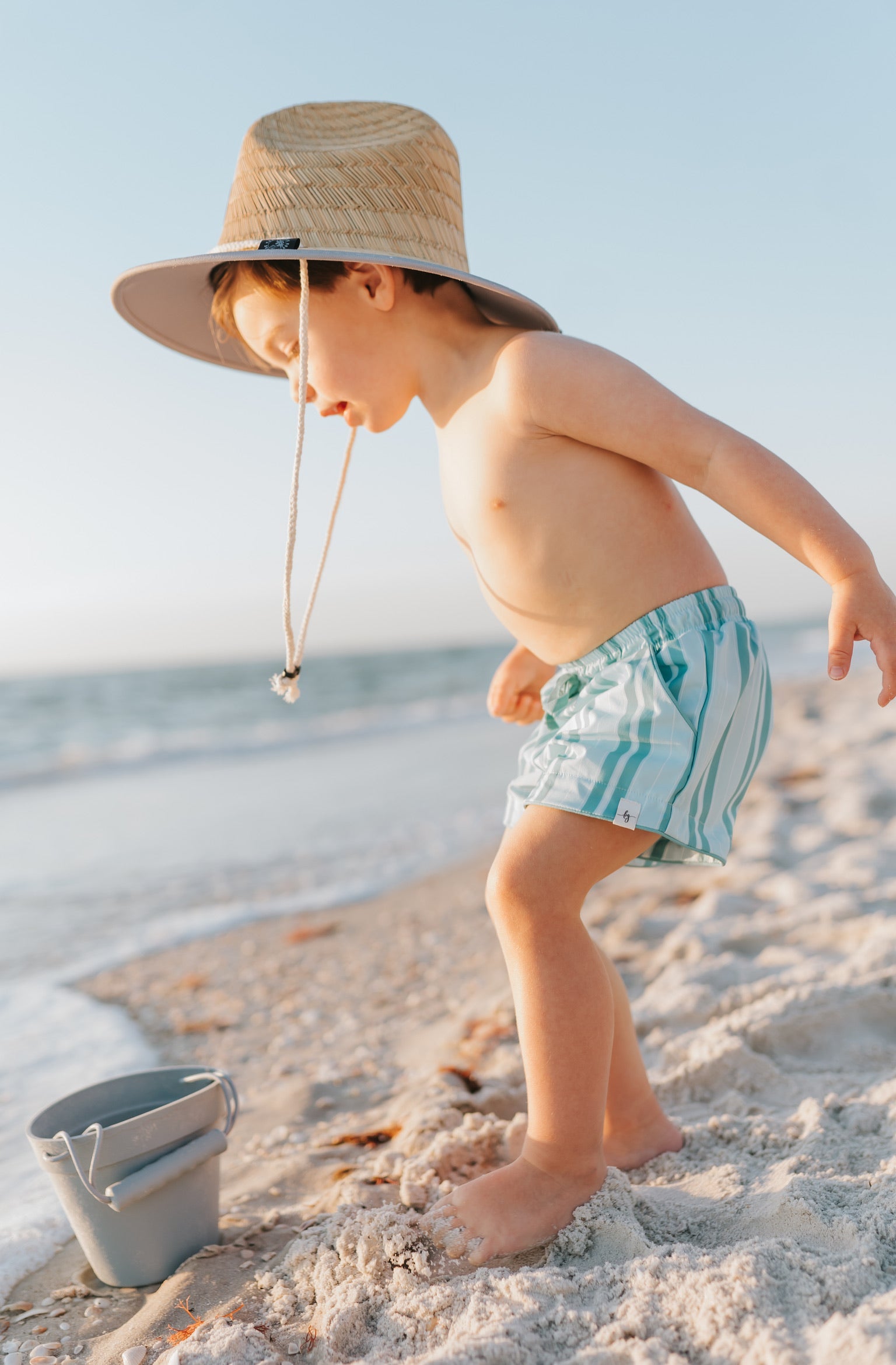Candyland Stripe Swim Shorts