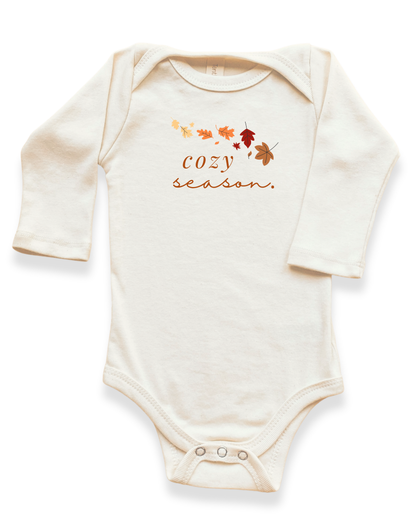 Cozy Season Organic Bodysuit Long Sleeve