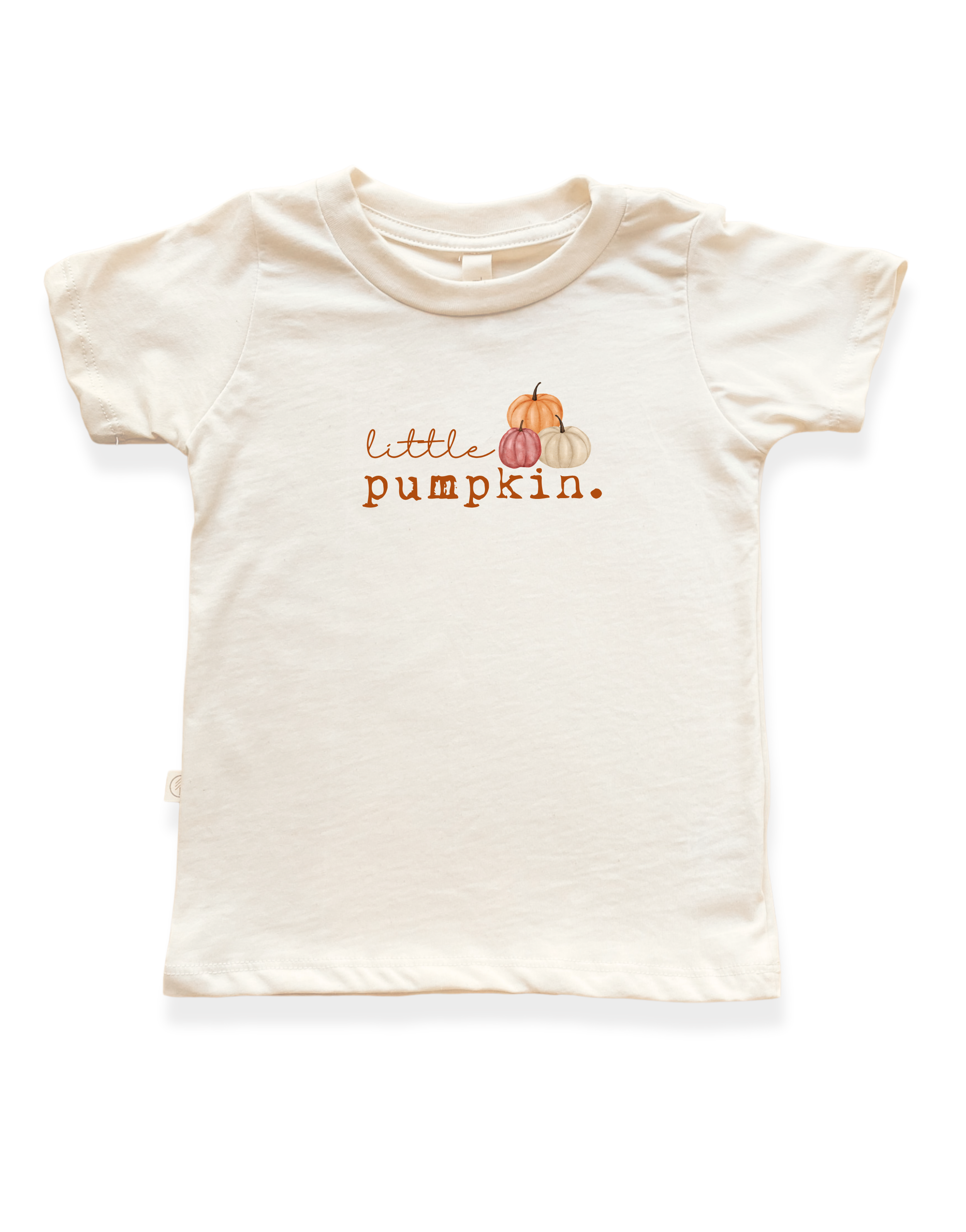 Little Pumpkin Stack Organic Kids T-Shirt