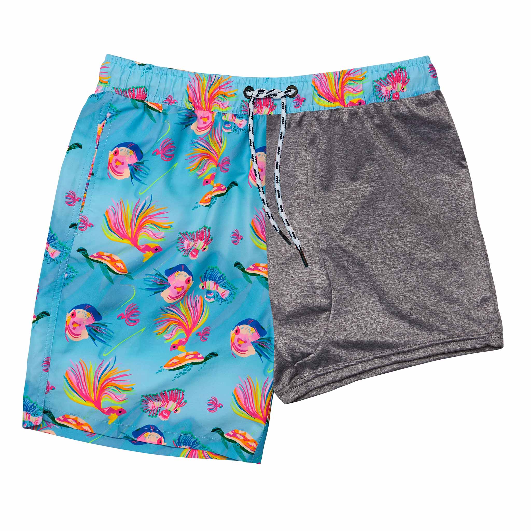 Mens Kaleido Fish Sustainable Swim Short