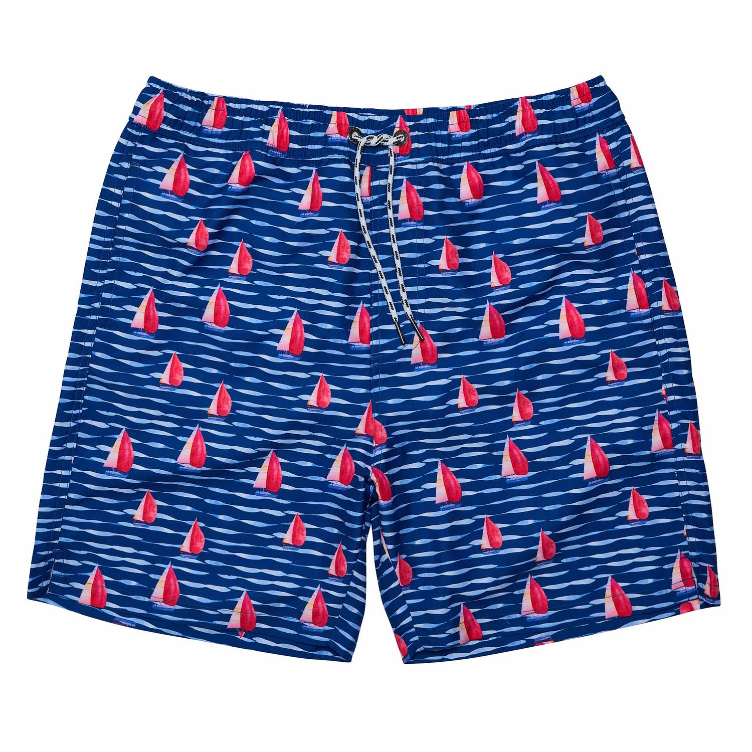 Mens Sailboat Rock Swim Short