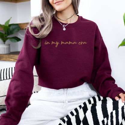 In my mama era Embroidered | Adult Sweatshirt