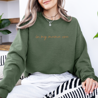 In my mama era Embroidered | Adult Sweatshirt