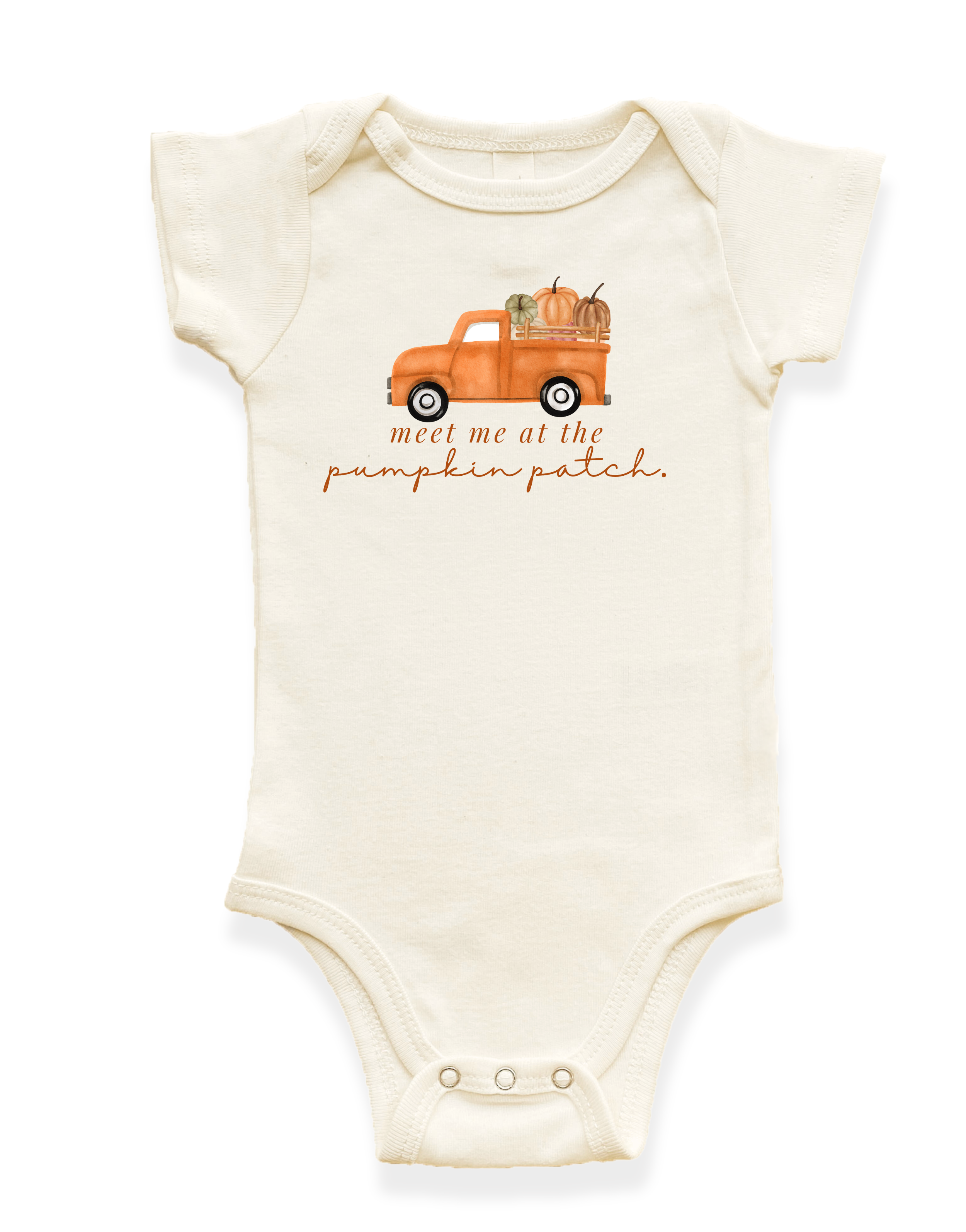 Meet Me At The Pumpkin Patch Organic Baby Bodysuit