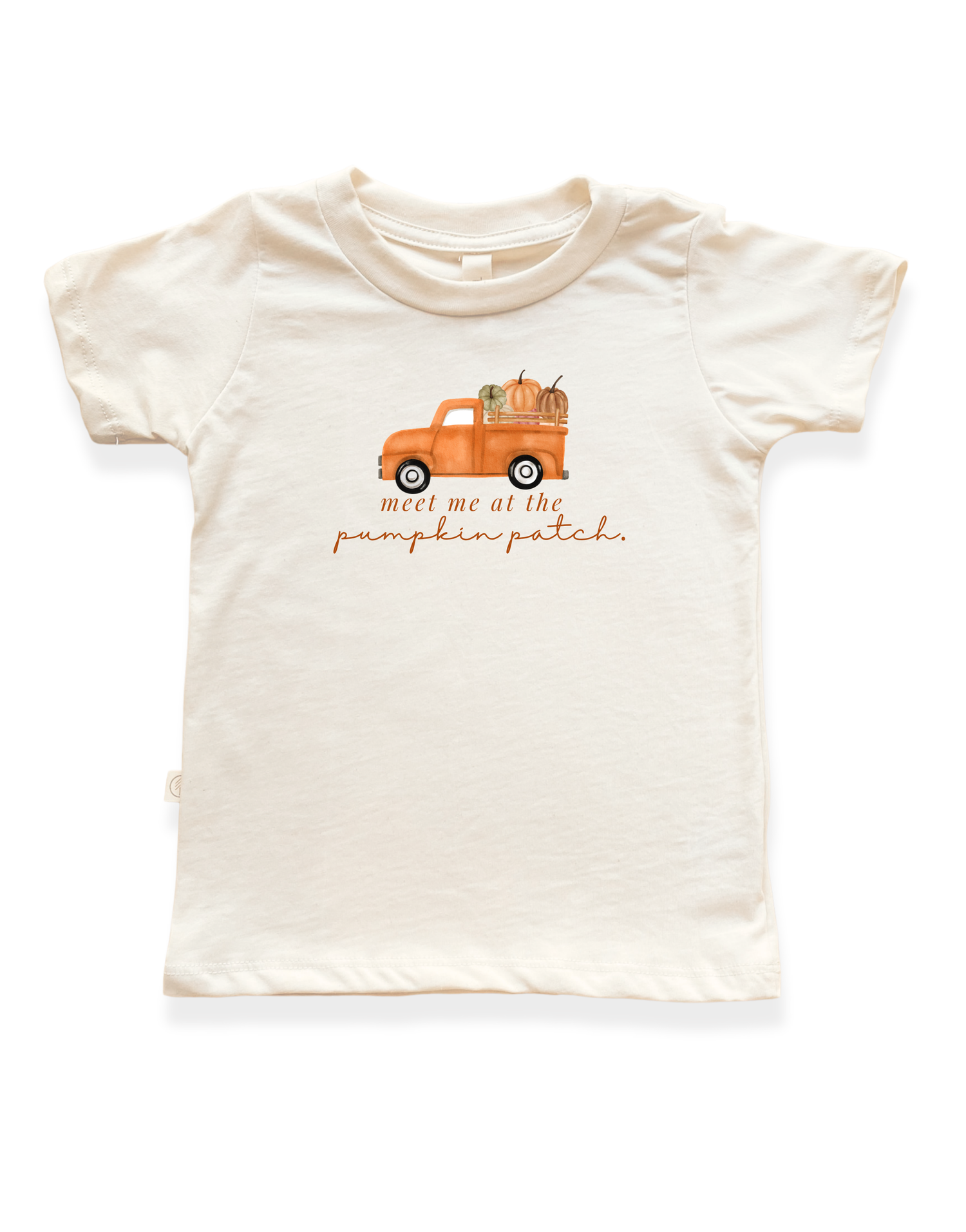 Meet Me At The Pumpkin Patch Organic Kids T-Shirt