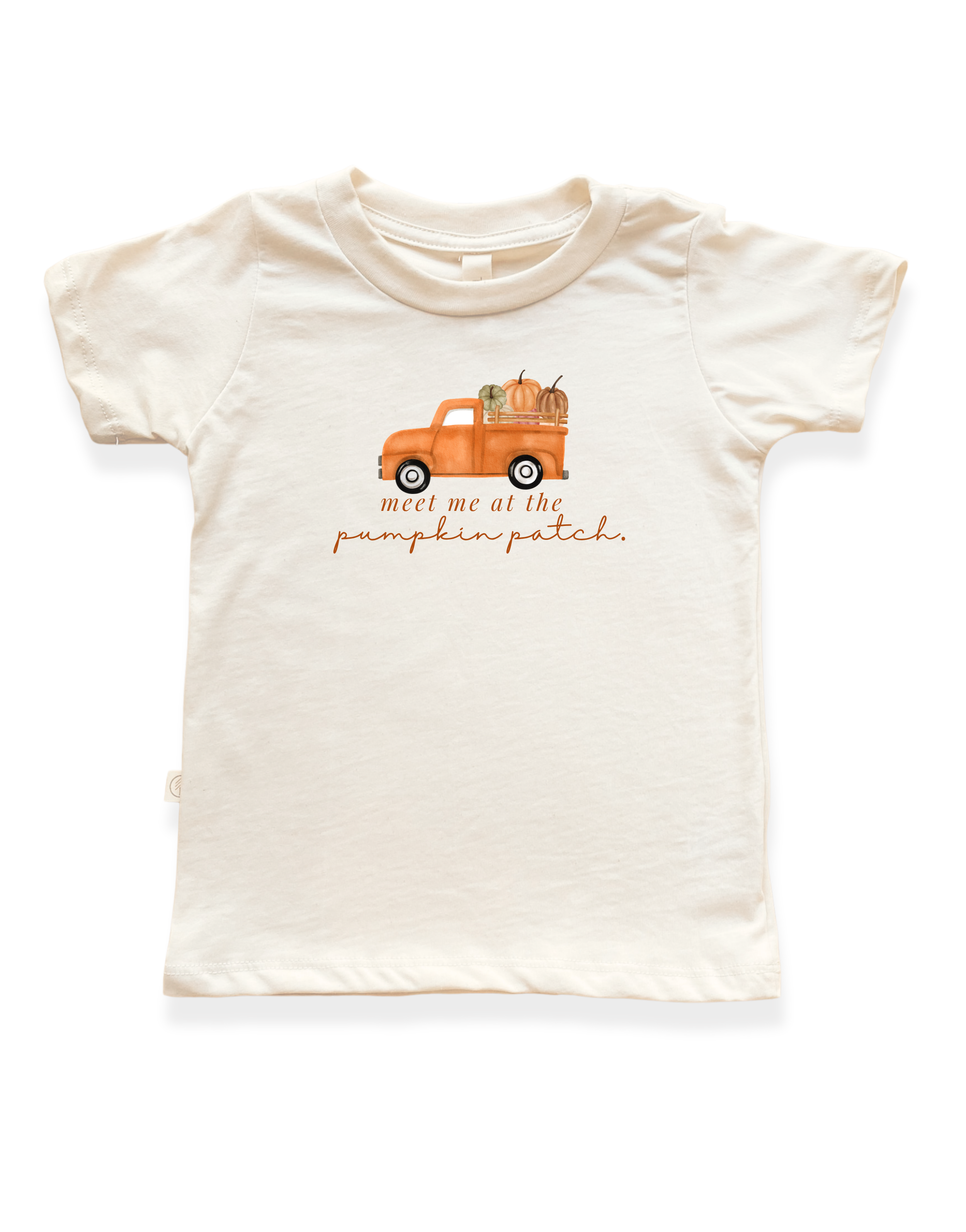 Meet Me At The Pumpkin Patch Organic Kids T-Shirt
