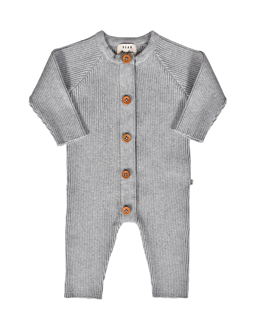Jamie Magnetic Romper in Gray Melange