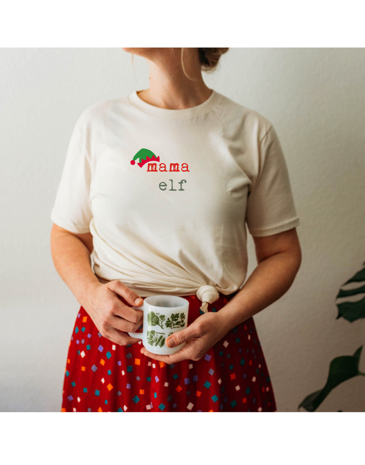 PREORDER Mama Elf Organic Cotton Short Sleeve Adult Tee