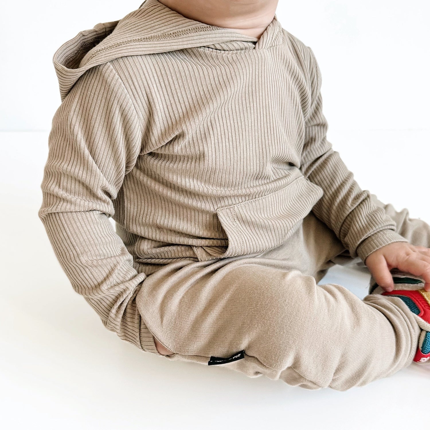 LONG SLEEVE HOODIE- Mushroom