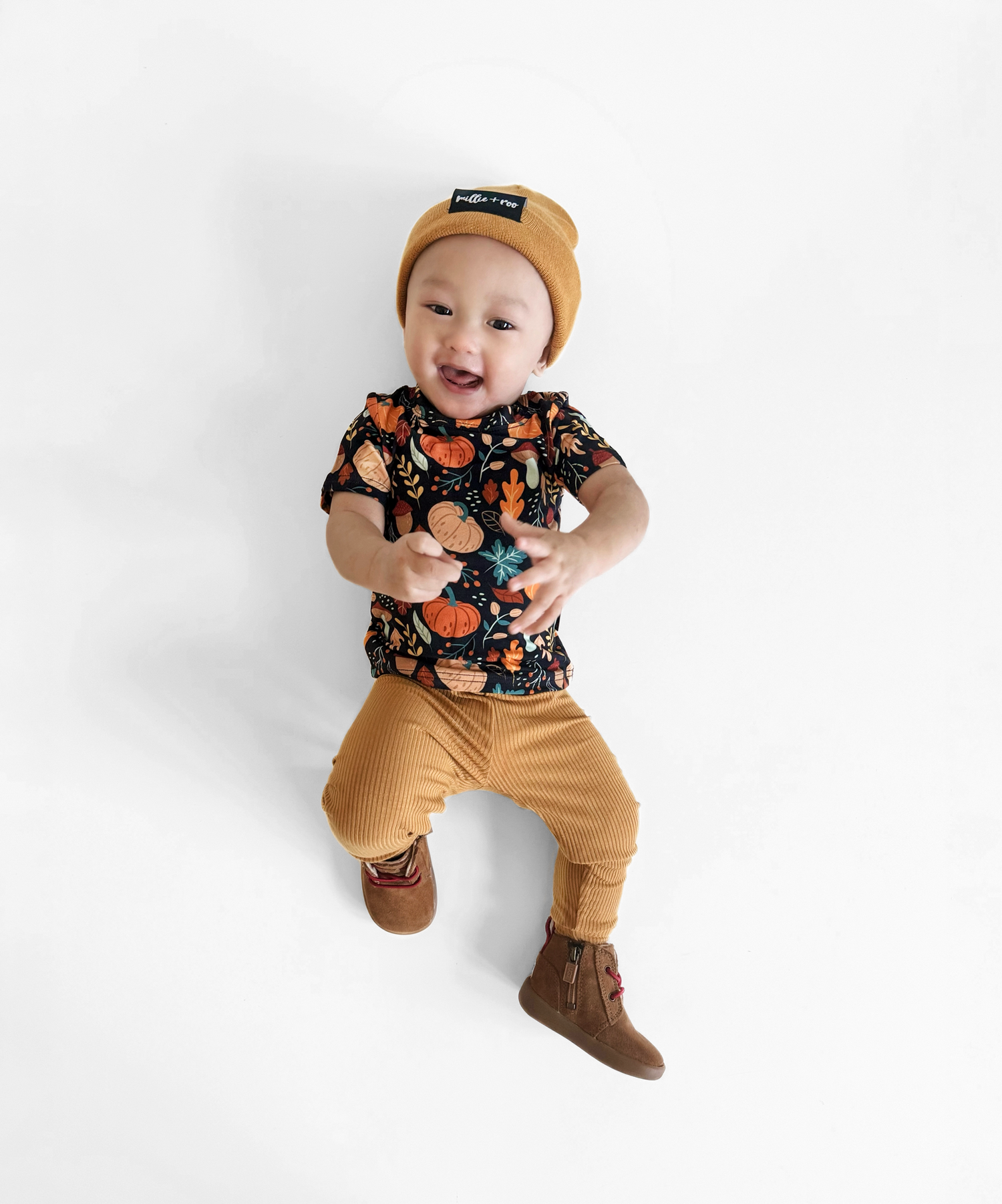 BAMBOO CUFF BEANIE- Honey Mustard