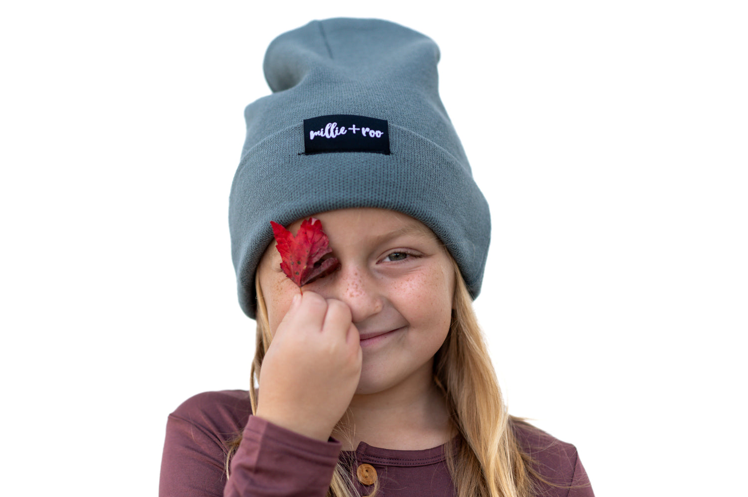 BAMBOO CUFF BEANIE- Slate