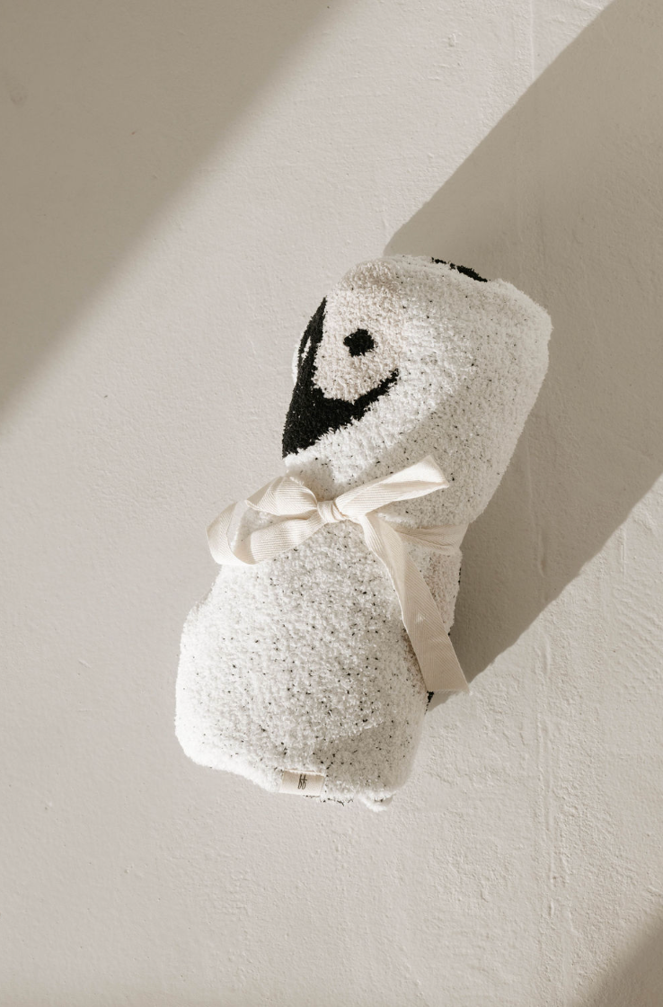 Plush Blanket | Black &amp; White Yin Yang