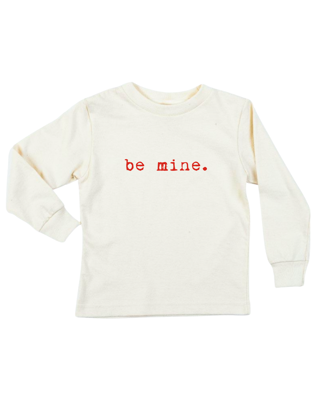 Be Mine Organic Kids T-Shirt Long Sleeve