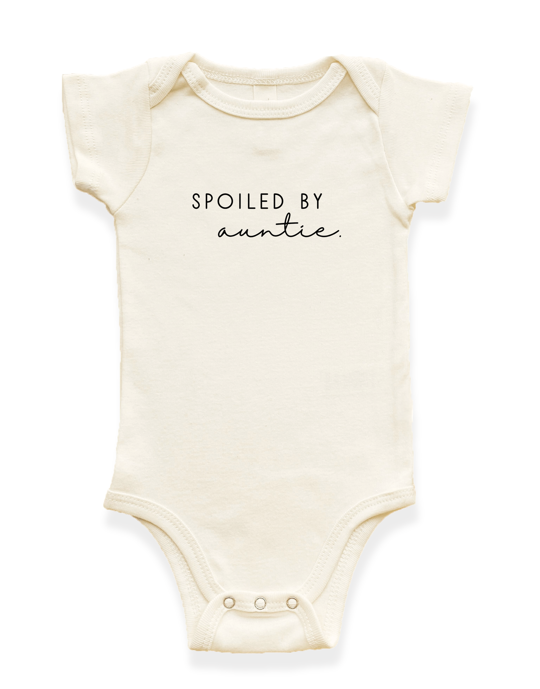 Spoiled By Auntie Organic Baby Bodysuit