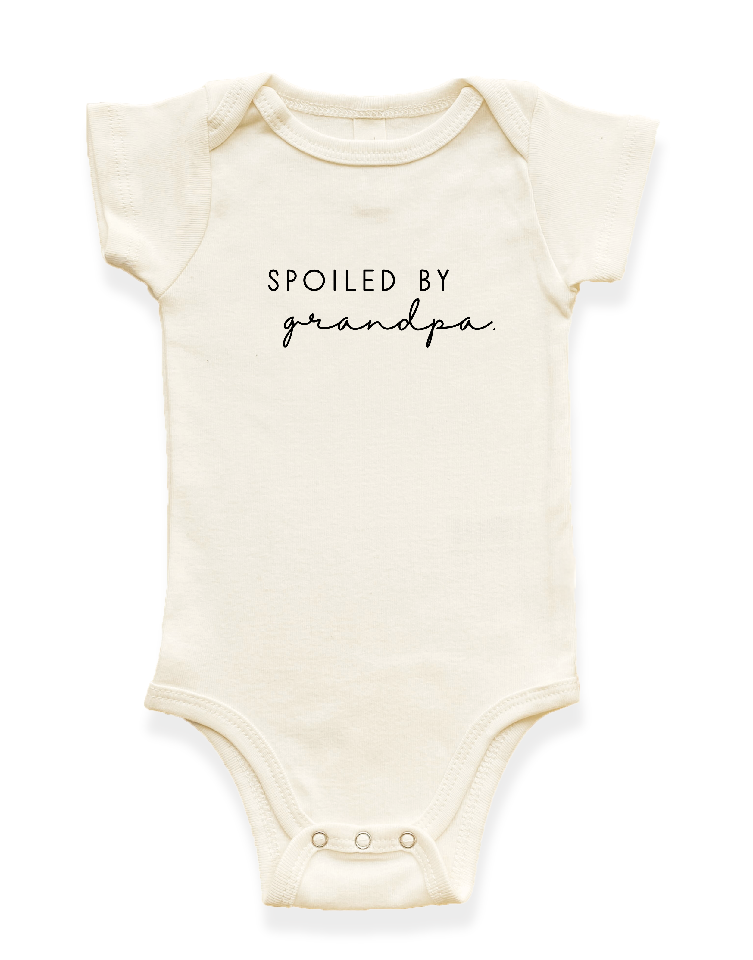 Spoiled By Grandpa Organic Baby Bodysuit