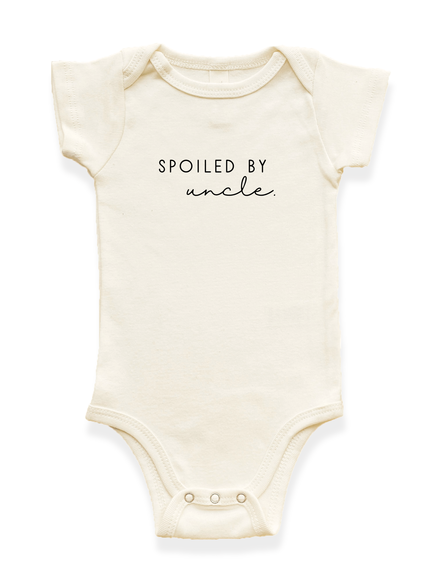 Spoiled By Uncle Organic Baby Bodysuit