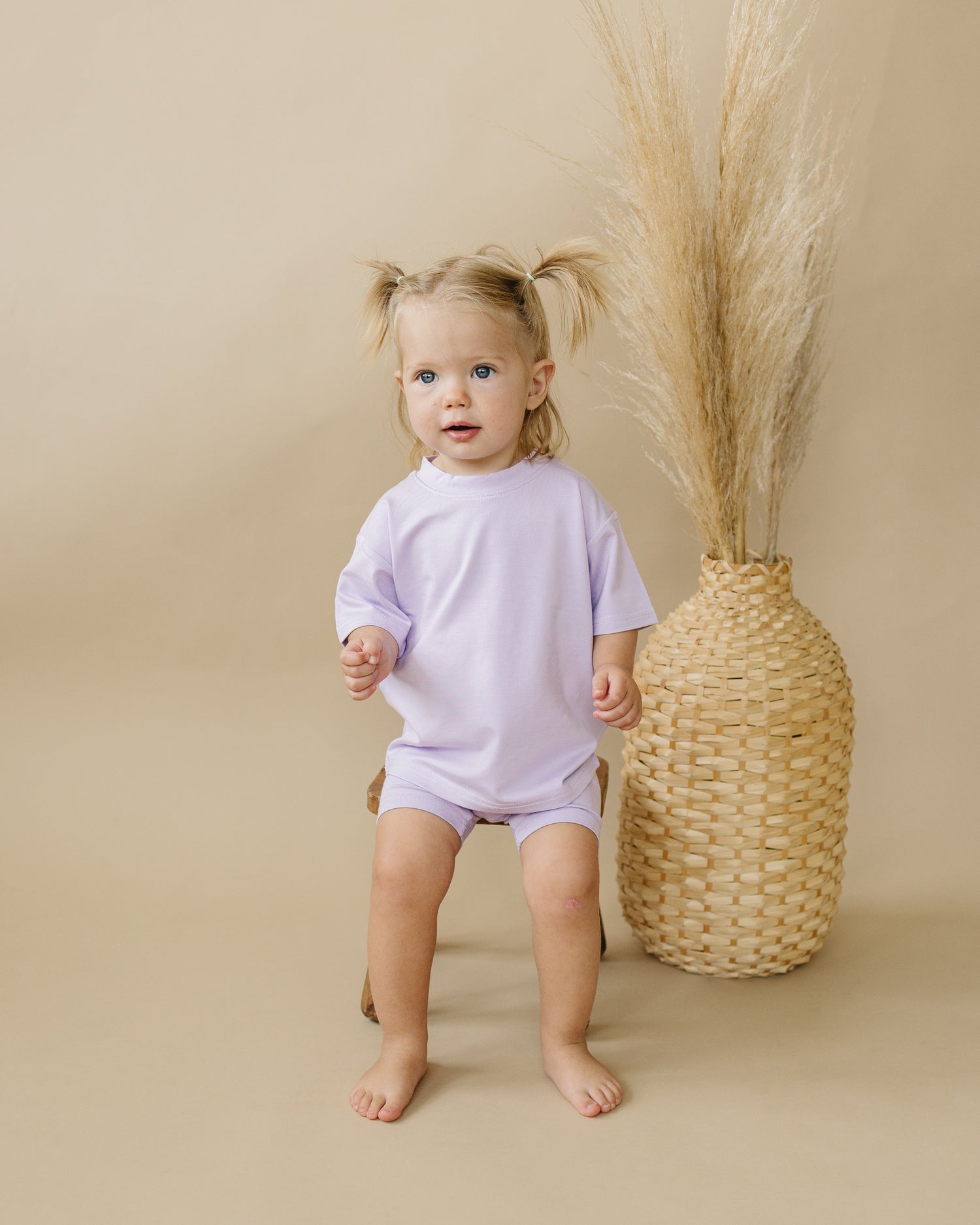 Bamboo Tee &amp; Bike Shorts - sold as separates