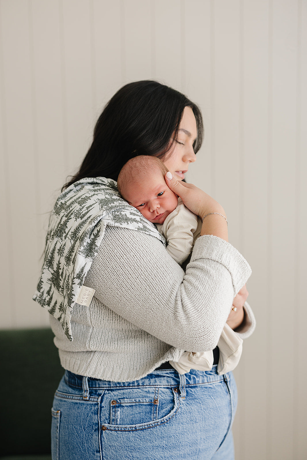 Forest Muslin Burp Cloth