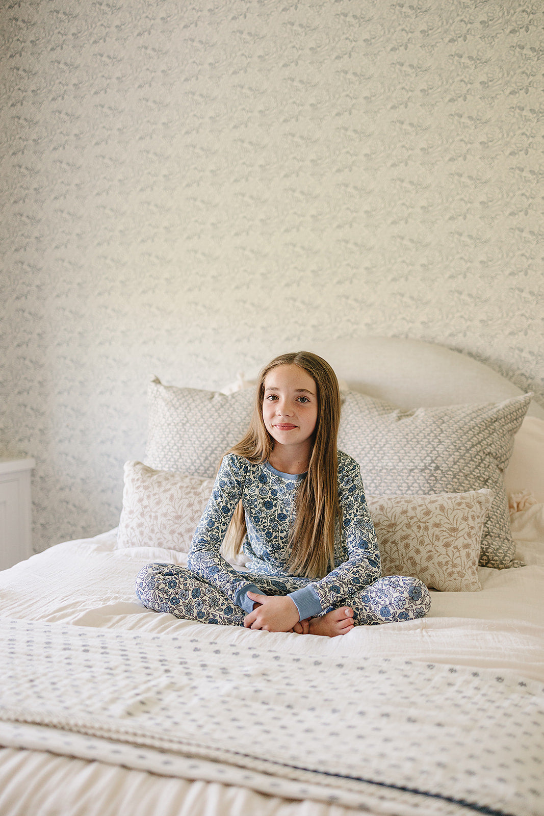 Bluebell Pointelle Bamboo Cozy Set