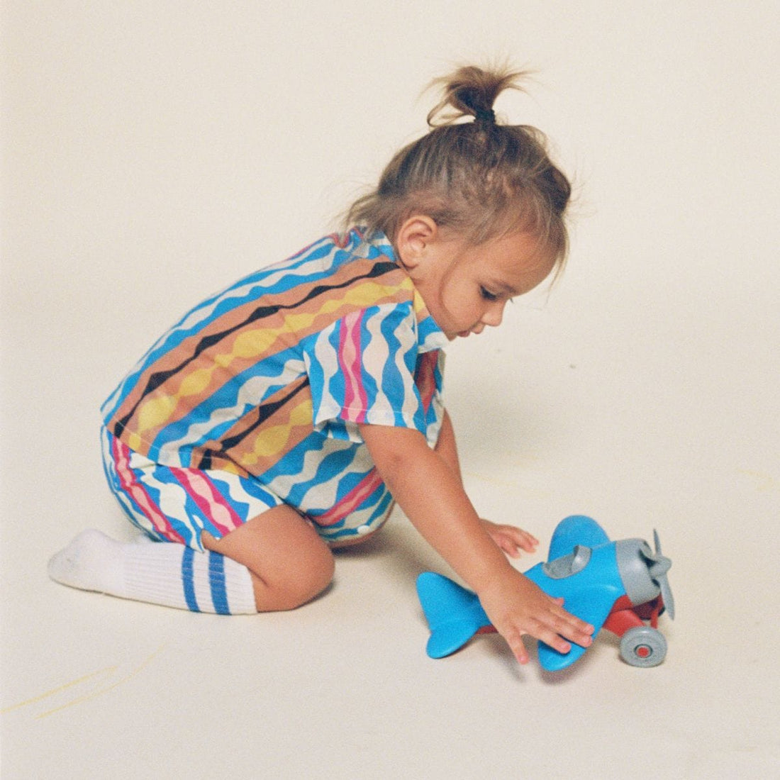 Abstract Mini Button Down Shirt - Tenth & Pine - Mini Apparel - 0 - 6 Months - Abstract - Montce