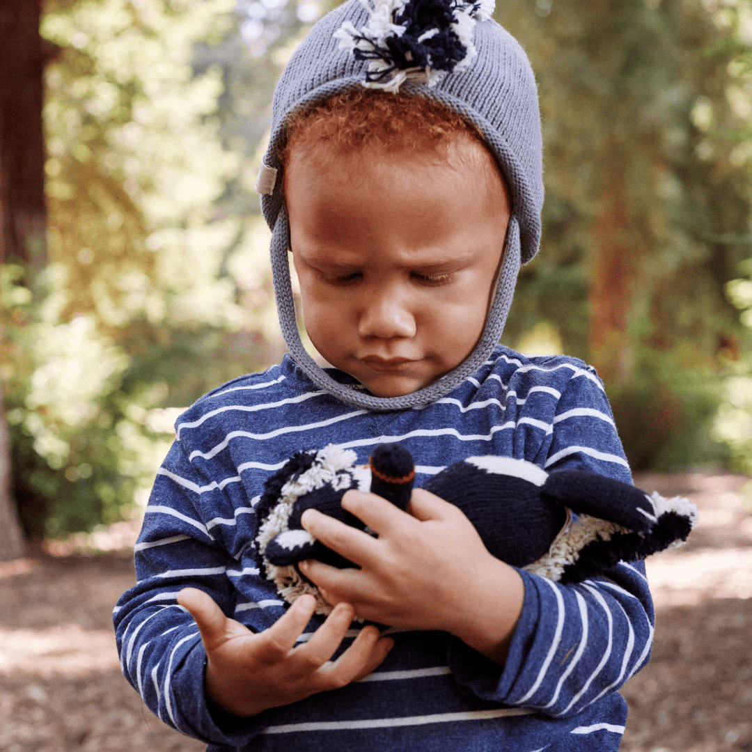 Baby Skunk - Tenth &amp; Pine - Baby Knit Doll - 