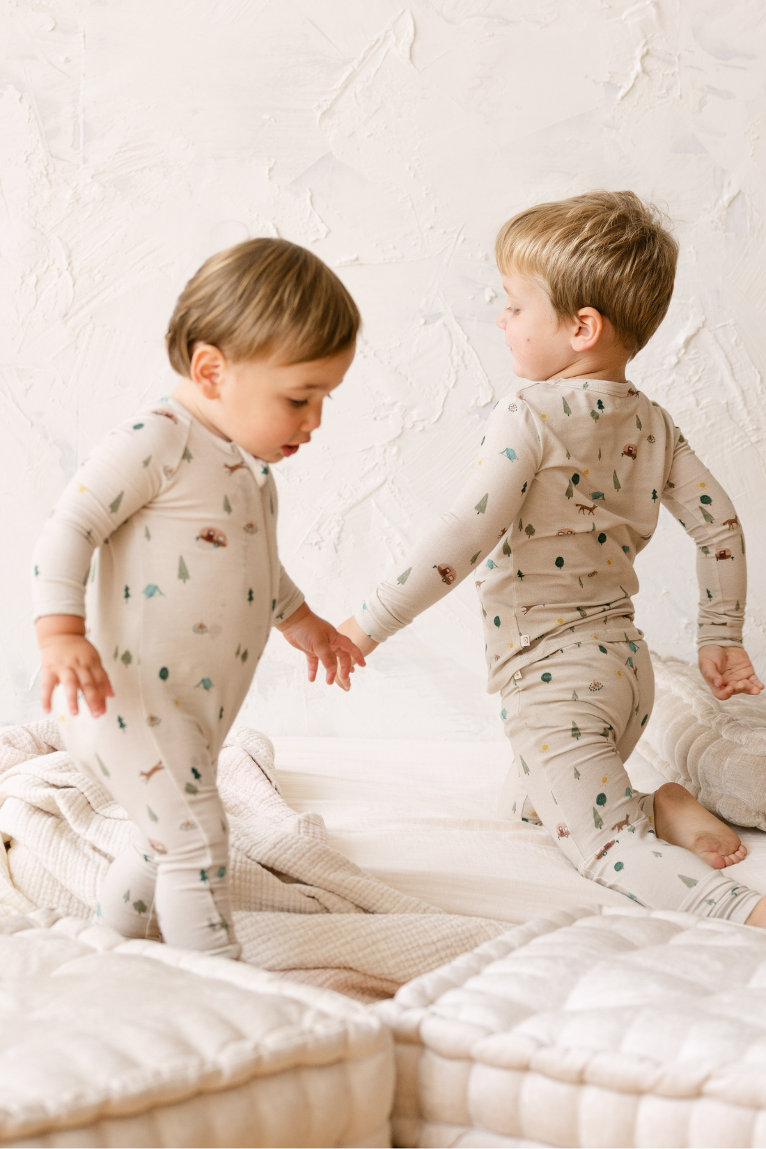 Modal Convertible Footy Pajamas in Camping