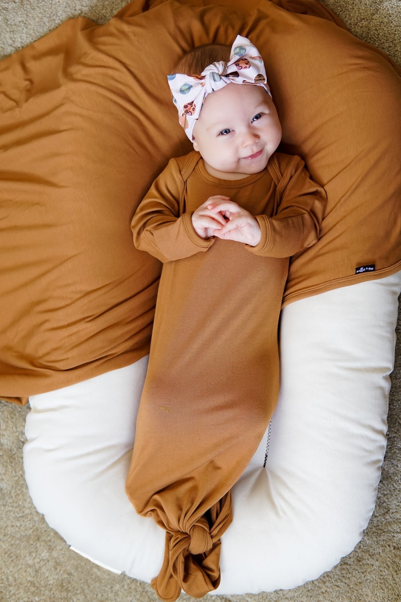 BAMBOO BLANKET - Caramel - Tenth &amp; Pine - bamboo swaddle blanket - 