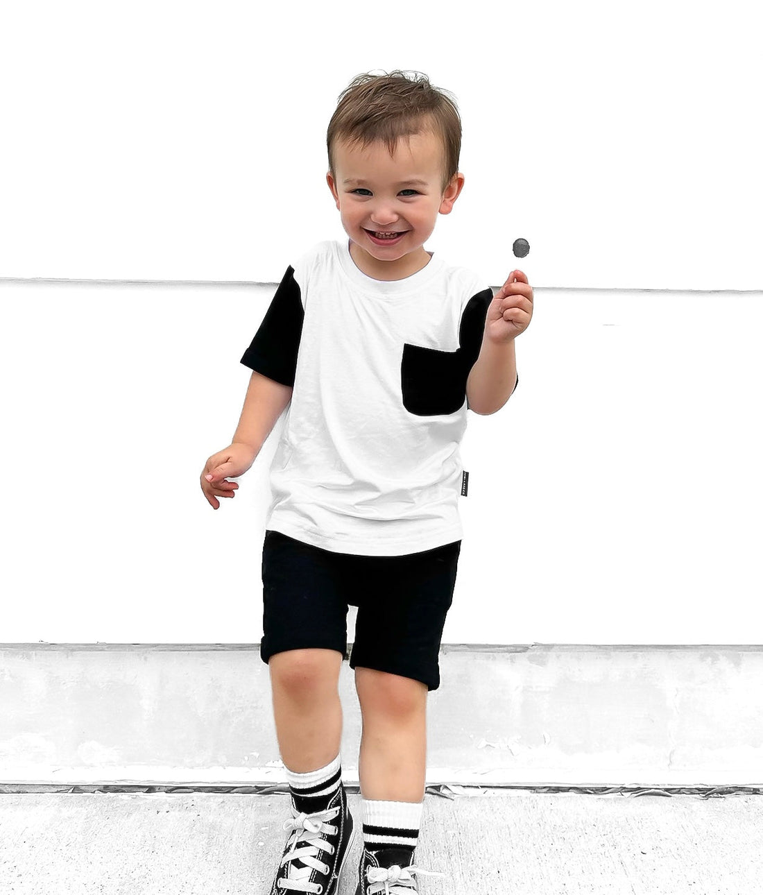 BAMBOO HAREM SHORTS - BLACK - Tenth & Pine - 3 - 6M